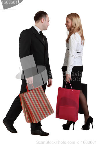 Image of Man and woman shopping