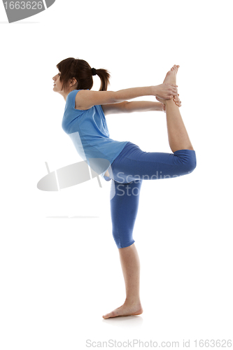 Image of Image of a girl practicing yoga