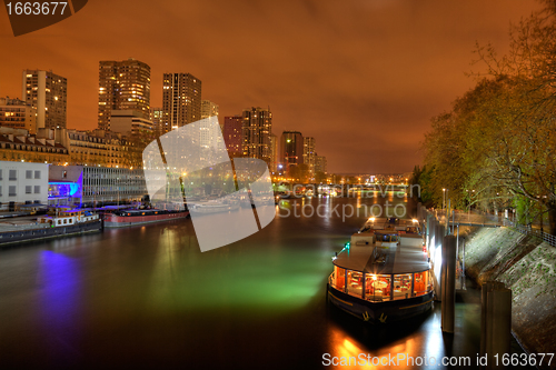 Image of The district of Grenelle by night