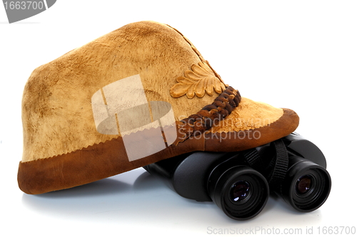 Image of hunting hat on white bachground