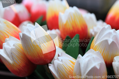 Image of Wooden tulips