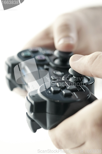 Image of Hands with game controller