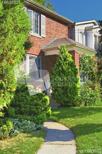 Image of Brick house exterior