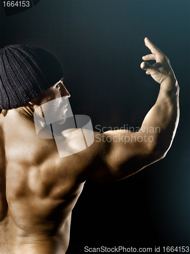 Image of bodybuilding man