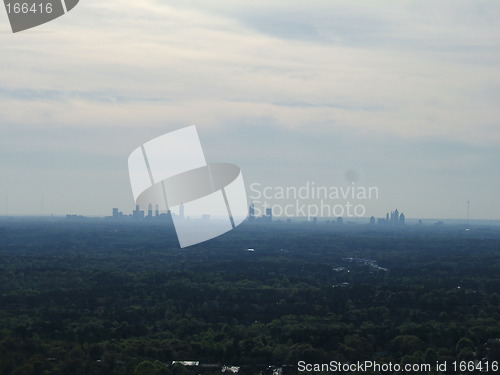 Image of Atlanta from Stone Mountain, Georgia