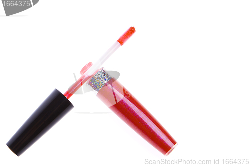 Image of lip gloss isolated