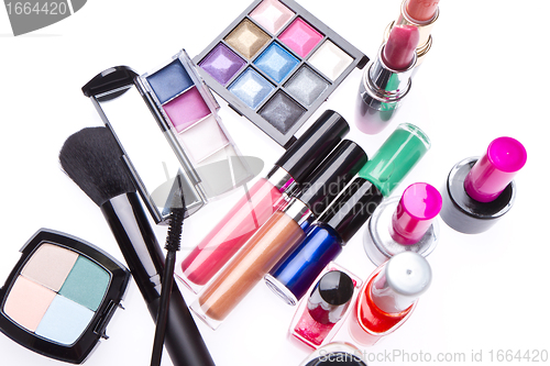 Image of set of cosmetic products