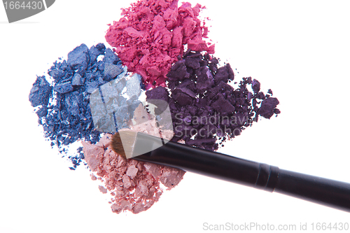 Image of crushed eyeshadows