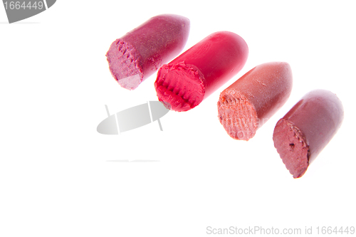 Image of scraps of lipstick