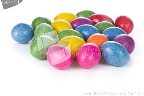 Image of easter eggs isolated