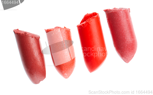 Image of scraps of lipstick