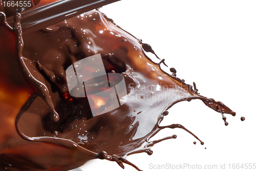 Image of pouring chocolate