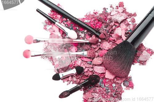 Image of crushed eyeshadows