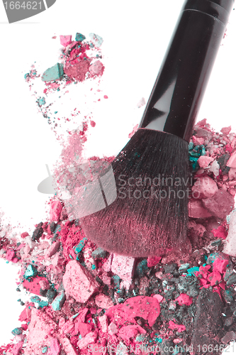 Image of crushed eyeshadows