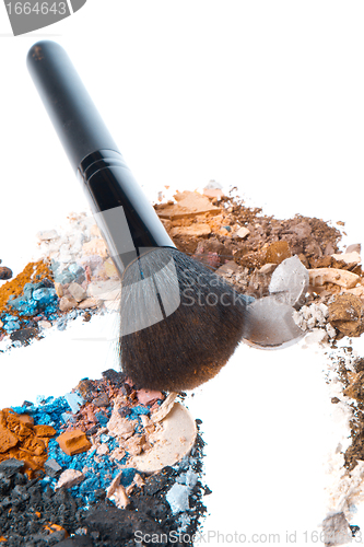 Image of crushed eyeshadows