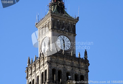 Image of Clock tower in Warsaw 3