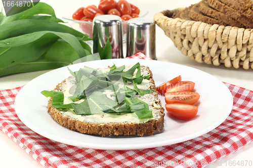 Image of wild garlic bread