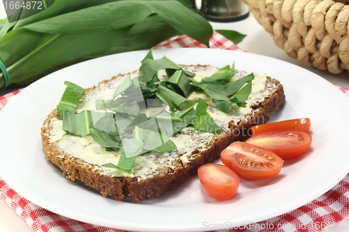 Image of wild garlic bread