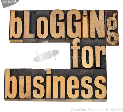 Image of blogging for busines