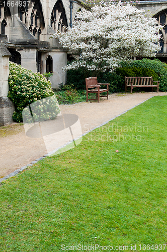 Image of Garden in Gloucester Cathedral
