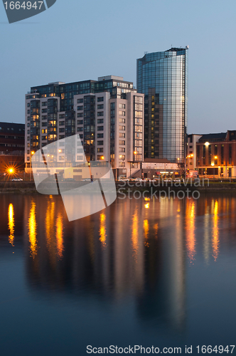 Image of Limerick at night