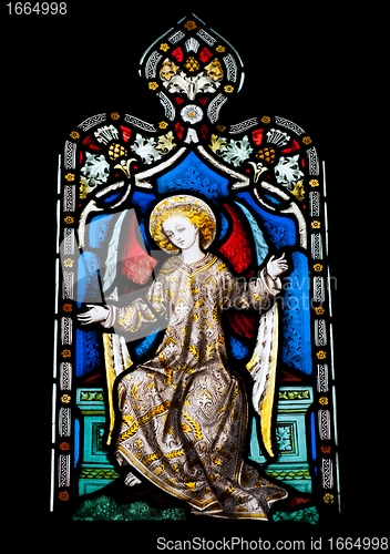 Image of Religious stained glass window