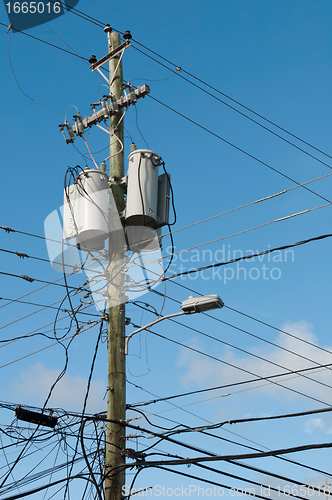 Image of Electricity post