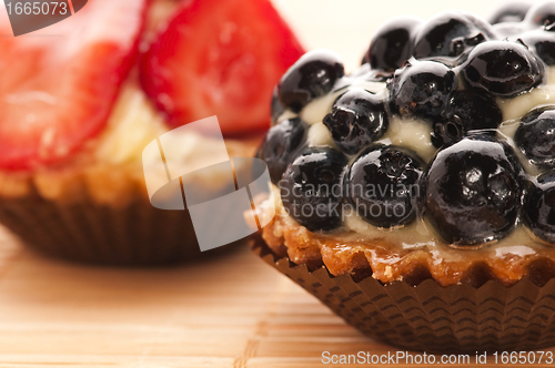 Image of French cake with fresh fruits