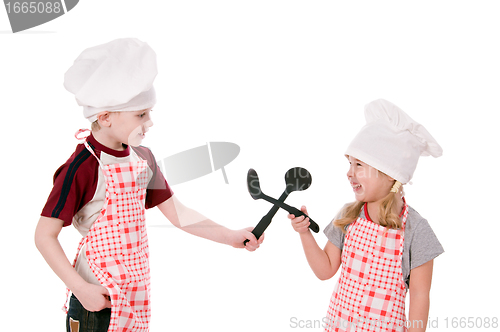 Image of two cooks