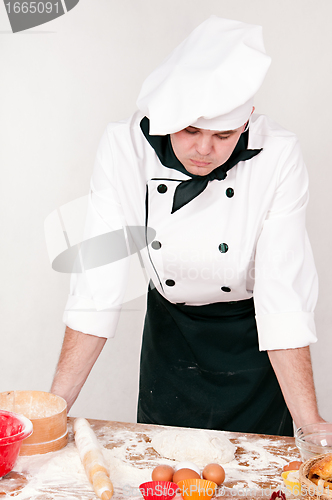 Image of pensive chef