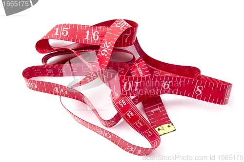 Image of Red tape measure 
