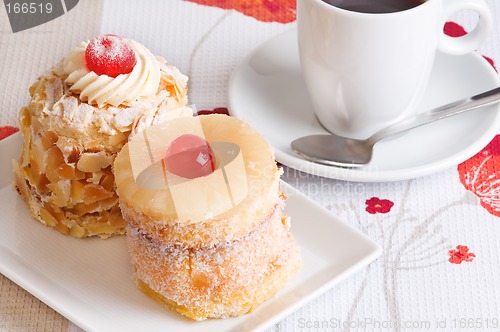 Image of Cakes and coffee