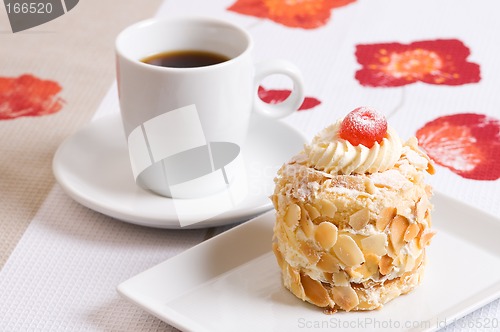 Image of Cake and coffee