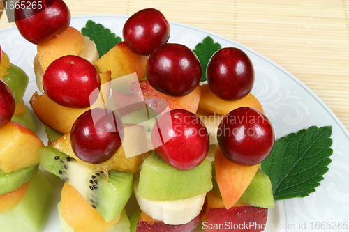 Image of Fruits on sticks