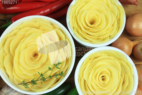 Image of Potato flowers