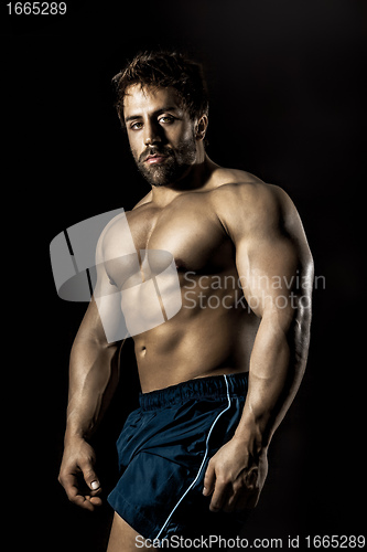 Image of bodybuilding man