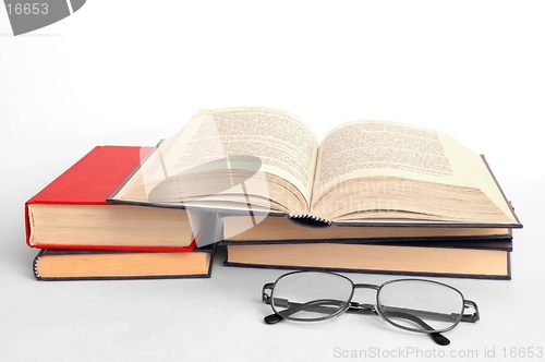 Image of Books and Glasses