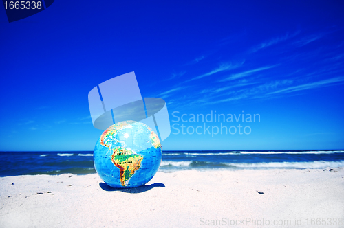 Image of Earth globe. Conceptual image