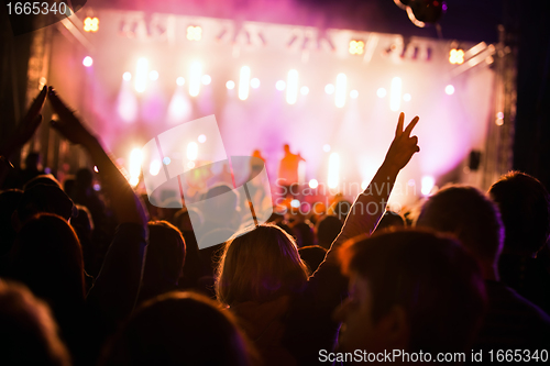 Image of People on music concert