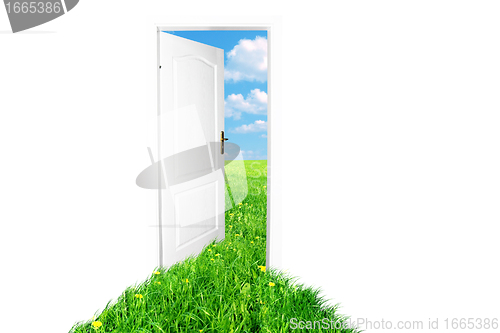 Image of Door to new world. Version 2