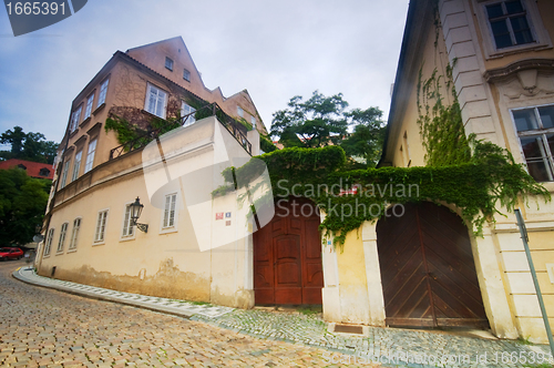 Image of Prague. Old, charming street