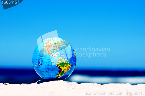 Image of Earth globe. Conceptual image