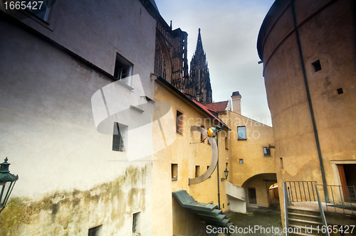 Image of Prague. Old, charming buildings