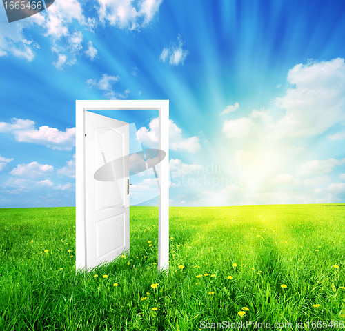 Image of Door to new world