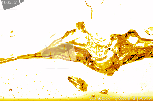 Image of Yellow splash abstract