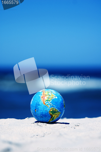 Image of Earth globe. Conceptual image