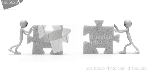 Image of Putting two pieces together