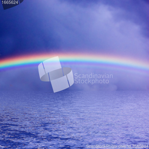 Image of Sky Rainbow Sea