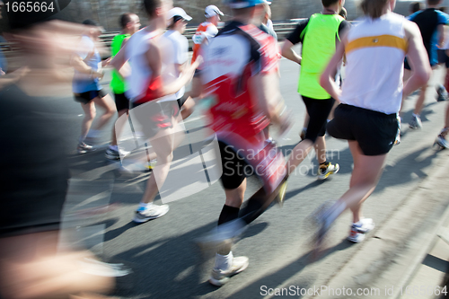 Image of Running fast, marathon