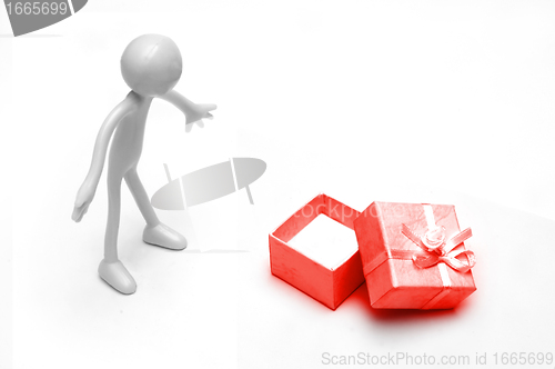 Image of Gift and human figure
